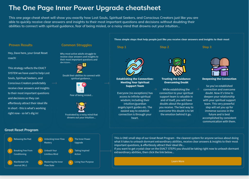 Module 7 - The Great Reset - Inner Power Upgrade